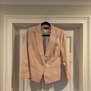 WOMENS size S Central Park West Blazer in light pink